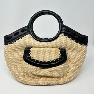 Cole Haan Raffia Tote Bag